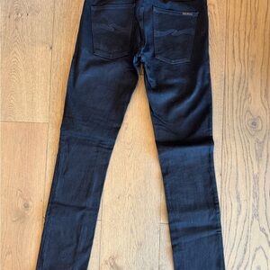 Nudie Men's Black Jeans, Grim Tim, 30x32